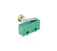 Micro Switches 1PC Micro Limit Switches 3Pins NO+NC SPDT 3A/5A 250VAC Mini Micro Switch 17mm 29mm Long Arc Roller Lever Switch Microswitches electronic switch (Color : Roller Lever)