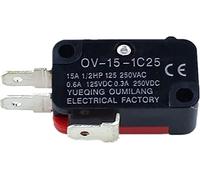 Micro Switches Limit Switch 10Pcs V-15-1C25 Micro Limit Switch Long Hinge Roller Momentary SPDT Snap Action Industrial Switch Switches