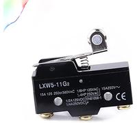 Micro Switches Limit Switch 1PCS Short Hinge Roller Lever 1NO 1NC 1Com Micro Limit Switch AC 380V DC220V LXW5-11G2 Switches