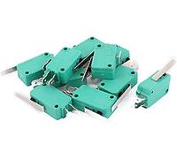 Micro Switches Micro Switches 10Pcs Momentary Long Lever Arm SPDT 1NO 1NC Long Life Micro Limit Switch Green KW3-0Z Hinge Lever Length 28mm industrial switch