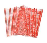 Micro Tagging Gun Fasteners， 2500Pcs Mini Stitch Fasteners, 65mm/2.56" Refill Quick Clothing Fixer for Fine Tag, Red(Red,65mm/2.56")