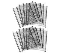 Micro Tagging Gun Fasteners， 2500Pcs Mini Stitch Fasteners, 65mm/2.56" Refill Quick Clothing Fixer for Fine Tag, Red(Black,75mm/2.95")