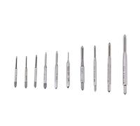 Micro Taps Set, 10pcs Mini M1 to M3.5 Machine Hand Tap Thread Wire Tapping Thread Milling Taps