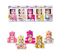 Micro Teenies - Care Bears 3"""" Micro Plush 5-Pack Treasure Box - Collectible Miniature Plush Figure Suffed Animal Toy Mini Soft Figure for Kids
