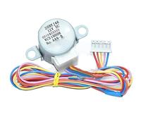 Micro Toy 20BYJ46 Stepper electronic starter, 12V DC Air Conditioner Hanging Swing Blade Double Air Guide electronic starter, Up and Down Sweeping Wind electronic starter DIY Engine electrical tools (
