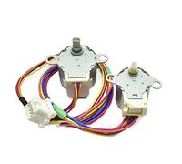 Micro Toy 24BYJ48 20BYJ46 electronic starter, D Shaft electronic starter, 180 Ohm 12v Dual electronic starter, Smart Toilet Lid electronic starter DIY Engine electrical tools (Color : Red Main Line M
