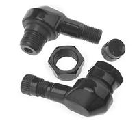 Micro Trader 2x Motorcycle Car Tire Tyre Valve 90 Degree 11.3 mm Alloy Extension Adaptor