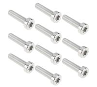 Micro Traders 10Pcs M5x20mm Torx Spline Screws T25 9022-371-1020 Stainless Steel Compatible with Stihl TS400 TS410 Cut-Off Saw
