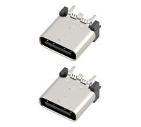 Micro Traders 2pcs 8.8mm Computer Displays Replacement Female USB-C Port 22MD4KA-B Compatible with LG Ultrafine