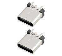 Micro Traders 2pcs 9.3mm Computer Displays Replacement Female USB-C Port 22MD4KA-B Compatible with LG Ultrafine