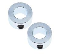 Micro Traders 2Pcs Gate Security Locking Collars Gate Security Hinge Pin with M6 Socket Head Cap Screws Door Accessories for Wooden Doors Steel Doors 16mm
