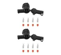 Micro Traders 2X 4Pin Generator Connector Plug 193036 DJ3043Q-2.5-21 for Car Motorcycle