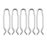 Micro Traders 5PCS Pressure Washer Spring Clamp 50372210 Compatible with Karcher K3 K4 K5 K6 K7 Pressure Washer Hose Pipe 304 Stainless Steel Spring Clip