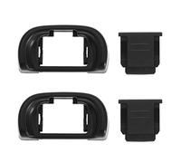 Micro Traders EP-11 Eyecup Eyepiece Viewfinder, Hot Shoe Protective Cover, Compatible with Sony A6000 A6100 A6300 A6400 A6500 A6600 A3500 A3000 A58 NEX-6 ZV1 ZV1 A7C, Etc.