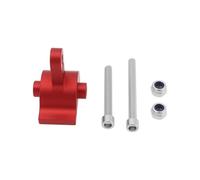 Micro Traders RC Car Rear Upper Link Riser Compatible with Axial SCX10 III AR45P 1/10 RC Crawler LCG Chassis DIY (Red)