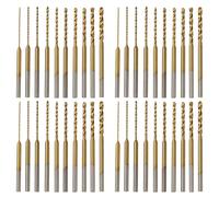 Micro-Twist Drill Bit Set - 40Pcs 0.6mm-2.2mm Tiny Drill Bit 2.35 Shank HSS Mini Engraving Drill Bits Hole Drilling Tool
