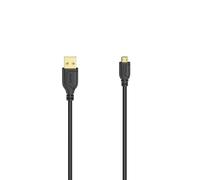 Micro-USB Cable "Flexi-Slim", USB 2.0, 480 Mbit/s, 0.75 m