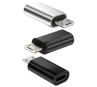 Micro USB Male to Lightning Female Adapter(3pack)Charge Cable Port Converter compatible for Samsung Galaxy S6 Edge S7 Active Nexus note 5 LG Android Power Charging for iPhone 12 7 8 plus X Ipad Cord