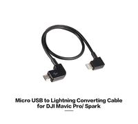 Micro USB to Lightning Remote Control Tablet Phone Data Converter Transfer Cable for Android iOS DJI Spark Mavic Pro
