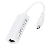 Micro Usb To Rj45 Ethernet Adapter, Rj45 Ethernet Port With Network Card Adapter For 1.3/W, Usb To Wired Lan Converter 100Mbps With Full Duplex