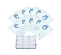 Micro Velvet P-type Vacuum Cleaner Dust Collection Bag, Compatible With Bosch And Hoover Professional Hygiene BSG8000 468264 461707 P-type Dust Collection Bag (Size : 11PCS)