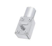 Micro Worm Gear Reduction DC Motor Single Short Output Shaft 6mm D Axis 12V Without Bracket(40RPM)