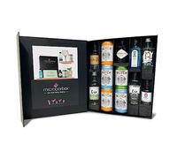 MicroBarBox 7 Gin Heaven Gift Set in a Premium Luxury Gift Box | Features: Hendrick's Gin, 6 O'Clock, Bombay Sapphire, Edinburgh, Hayman, JJ Whitley