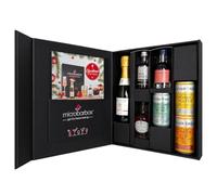 MicroBarBox Christmas Gin Gift Set in a Premium Luxury Gift Box | Features: Spicy Christmas Cake, Damson Royale, Winter G & T, Damson Gin and Tonic