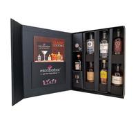 MicroBarBox Classic Cocktail Gift Set in a Premium Luxury Gift Box | Features: Old Fashioned, Margarita, Gin Martini, Sidecar, Vodka Martini