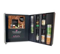 MicroBarBox Fathers Day Gift Set in a Premium Luxury Gift Box | Glenfiddich Whisky, Jameson Whiskey, Lang's Pineapple Rum, Cut Spiced Rum