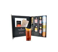 MicroBarBox Mocktail Spritz Gift Set in a Premium Luxury Gift Box | Non Alcoholic Gift Set Features: Ginger Spritz, Dolce Vita Spritz, Mountain Spritz, Easy Spritz