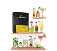 MicroBarBox Summer Cocktails Gift Set in a Premium Luxury Gift Box | Features Bacardi, Langs Pineapple Rum | Gift for Him, Birthday Gifts for Men | Presented in a beautiful gift box