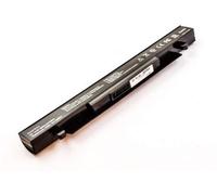 MicroBattery MBXAS-BA0014 Lithium-Ion (Li-Ion) 2600mAh 14.8V Rechargeable Battery - Rechargeable Battery/Battery (2600mAh, 38.7Wh, Lithium-Ion (Li-Ion) 14.8V, Black, 1 Piece(s))