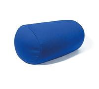 Microbead Neck Support Pillow for Orthopedic & Pain Relief, Cervical Roll Pillow, Travel Neck Roll, Washable - Black, 15x30cm (6x12 inch), Blue