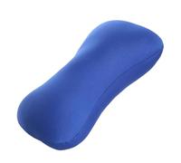 Microbead Pillow - Contoured Necks Cushion, Travel Head Support Rests, Pressure Relieving Filling, Shape Conforming Performance, Commuting Comfort Item, Compact Dark Gray for Sleep