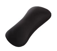 Microbead Pillow - Contoured Necks Cushion, Travel Head Support Rests, Pressure Relieving Filling, Shape Conforming Performance, Commuting Comfort Item, Compact Dark Gray for Sleep