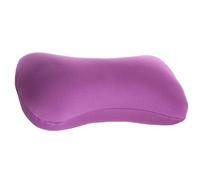 Microbead Pillow - Contoured Necks Cushion, Travel Head Support Rests, Pressure Relieving Filling, Shape Conforming Performance, Commuting Comfort Item, Compact Dark Gray for Sleep