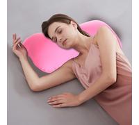 Microbead Roll Pillow - 1 Piece Of Extra Soft Microbead Cushion, Roll Pillows | Neck Support Cushions - Offer Cushioned Comfort Whether You're On An Airplane, In A Car, Or At The Office