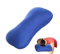 Microbead Travel Neck Pillow, 38x20cm Microbead Pillows, Microbeads Headrest Cushion, Cylindrical Bolster Pillow, Sleep Relief Pillows Micros Bead Home Neck Stress, Ergonomic Support For Car Flights