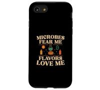 Microbes Fear Me Flavors Love Me Food Science Practitioners Case for iPhone SE (2020) / 7/8