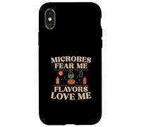 Microbes Fear Me Flavors Love Me Food Science Practitioners Case for iPhone X/XS