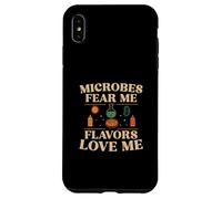 Microbes Fear Me Flavors Love Me Food Science Practitioners Case for iPhone XS Max