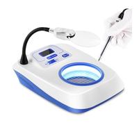 Microbial Bacterial Colony Counter 5/10 Times Digital Display Tester Counting Machine Quantity Instrument Microbiology with 2 Pens 110V