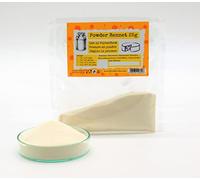 Microbial Powder Rennet 25g - Vegetarian Cheese Coagulant for 500L Milk, Rhizomucor miehei-Based, Halal & Kosher Certified