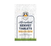 Microbial Rennet For Cheese Making | Vegetarian Rennet Tablets | Milk Coagulant | Vegan Cheese making | Shelf-Stable Rennet Tablets, Perforated For Easy Use