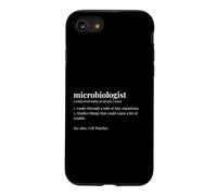 Microbiologist Dictionary Funny Lab Scientist Case for iPhone SE (2020) / 7/8