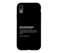 Microbiologist Dictionary Funny Lab Scientist Case for iPhone XR