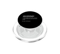 Microbiologist Dictionary Funny Lab Scientist PopSockets PopGrip for MagSafe