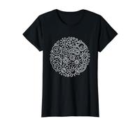 Microbiology Bacteria and Virus - Science Teacher Value Graphic T-Shirt, Women, Black, S