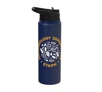 Microbiology Department Staph Microbiologist Apparel Stainless Steel Insulated Water Bottle